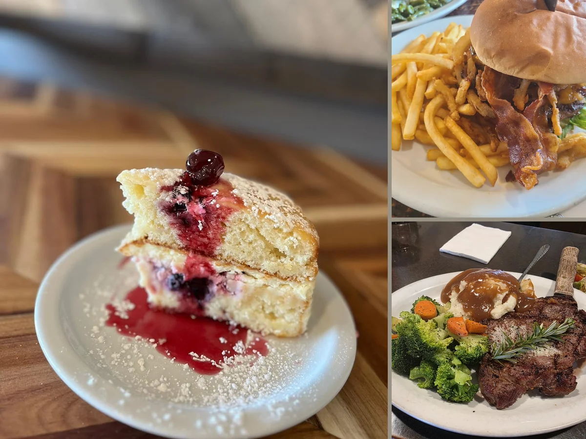 Steaks, Breakfast, and Bar Service