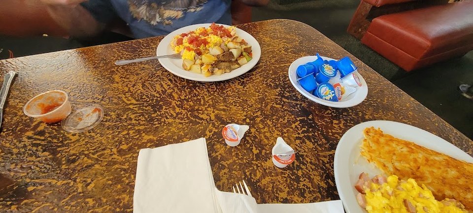 Eggs Ham and Hash Browns