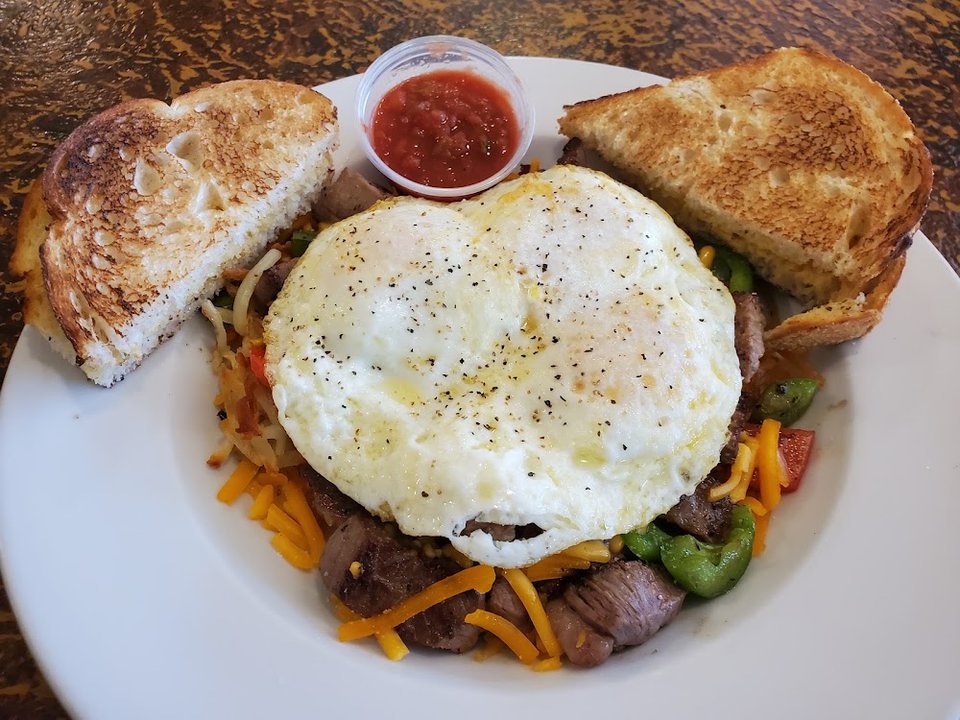 Two Eggs Toast & Choice of Meat